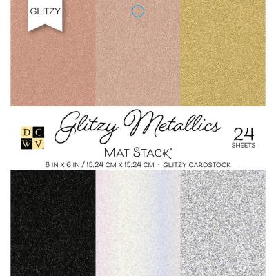 DCWV Paperpad 6x6 - Glitzy Metallics
